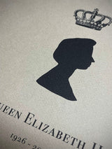 Lámina Decorativa 'Queen Elizabeth II Tribute 1926-2022'