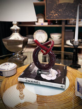 Escultura Decorativa de Cristal 'Curvum'