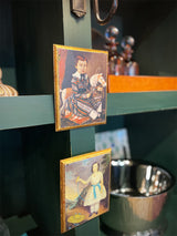 Réplica Cuadrito al Óleo 'Little Boy' - Vintage