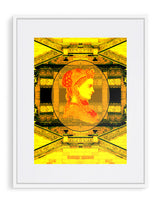 Lámina Decorativa 'Retrato Arquitectónico de Una Princesa Alemana'