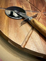 Set de Tabla y Cortador de Pizza 'Gift Novels' - A Slice of Heaven