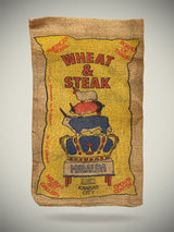 Saco Rafia Proyecto 'Wheat & Steak' 1981 para Kansas City - Antoni Miralda