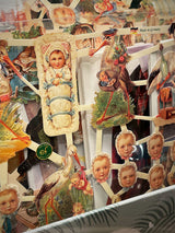 Hoja Cromos Alemanes 'Bebés y Cigüeñas'