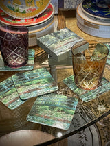Juego de 6 Posavasos 'El Puente Japonés' - Monet