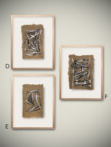 Dibujos Originales Abstractos 'Trazos' - 18x12 cm - Federico Font