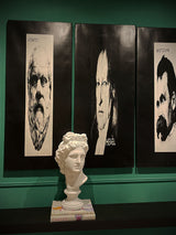 Screenprints on Canvas 'Philosophers Triptych' - Leonel Moura - Price on Request