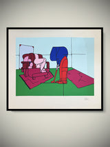 Numbered and Signed Screen Print - Valerio Adami