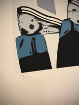 Numbered Serigraph 'Ramón Casas and Eduardo Arroyo as a Pretext' - Equipo Crónica