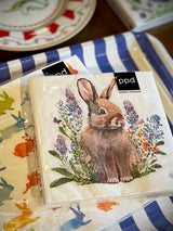 Pack de 20 Servilletas de Papel 'Belle Bunny' - 25x25 cm
