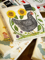 Pack de 20 Servilletas de Papel 'Heavenly Hen' - 25x25 cm