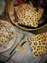 Pack de 20 Servilletas de Papel 'Leopard Couture' - 33x33 cm