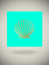 Pack de 20 Servilletas de Papel 'Golden Shell' - 33x33 cm