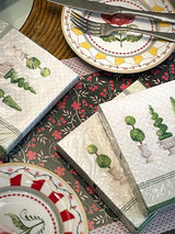 Pack de 20 Servilletas de Papel 'Topiary' - 33x33 cm