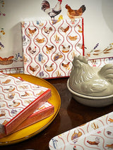 Pack de 20 Servilletas de Papel 'Country Life' - 33x33 cm