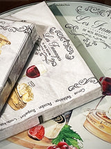 Pack de 20 Servilletas de Papel 'Les Fromages' - 33x33 cm