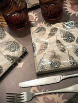 Pack de 20 Servilletas de Papel 'Feathers' - 33x33 cm