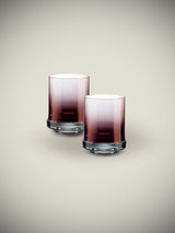 Set de 2 Vasos de Cristal 'Classy Fun' - 290 ml - Púrpura