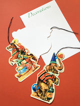 Set de 3 Etiquetas para Regalo y Decoraciones 'Circo Vintage'