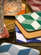 Set de 6 Posavasos 'Optical Pattern'