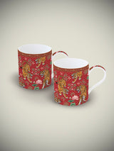 Set de 2 Mugs de Porcelana 'Bengala' - 350 ml