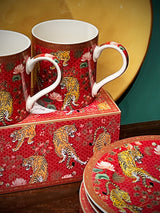 Set de 2 Mugs de Porcelana 'Bengala' - 350 ml