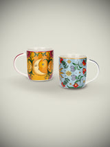 Juego de 2 Mugs de Porcelana 'Sun & Moon' - 350 ml