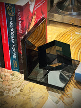 'Déco' Glass Bookend - Grey