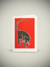Tarjeta de Felicitación 'Black Cat'