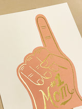 Greeting Card '#1 Mom'