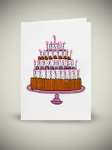 Tarjeta de Felicitación 'Birthday Cake'