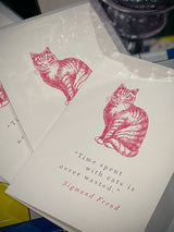 Tarjeta de Felicitación 'Time with Cats'