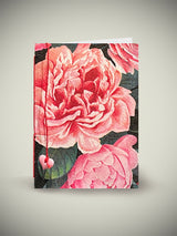Greeting Card 'Patchwork Peonies' - Handmade