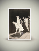 postal fotografia de marilyn monroe en nueva york