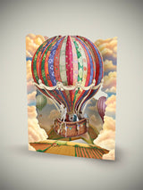 Tarjeta Swing 'Hot Air Balloon'