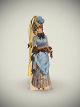 Tarjeta y Punto de Libro 'Victorian Lady VI'