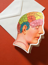 Tarjeta 'Cabeza de Frenología'