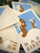 Art Deco Birthday Card