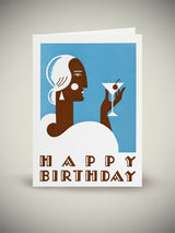 Art Deco Birthday Card