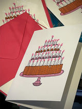 Tarjeta de Felicitación 'Birthday Cake'