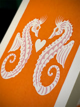 'Seahorses' Greeting Card