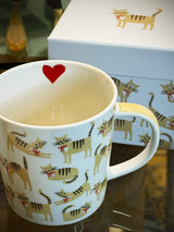 'Cat Story' Porcelain Mug