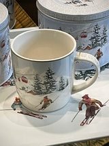 Taza de Porcelana en Caja de Lata 'Chalet' - 350 ml