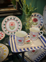 Bandeja Rectangular Pequeña 'Flowery' - 32x22 cm