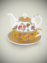 Juego de Té para Uno 'Magie d'Orient' - Taza y Tetera - Amarillo