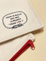 Pouch de Lino 'A de Ancla'