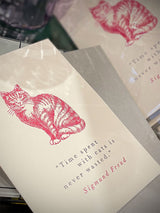 Tarjeta de Felicitación 'Time with Cats'