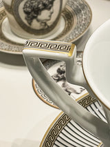 Taza y Plato de Desayuno 'Palladium' - 350 ml