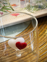 Vaso de Cristal 'Monterey' con Corazones - 250 ml