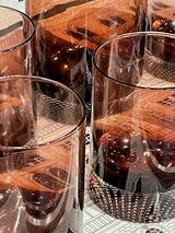 Set de 6 Vasos de Cristal 'Classy Fun' - Púrpura