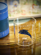 Vaso de Cristal 'Monterey' con Delfín - 250 ml